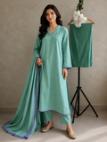 Sage Green handloom cotton Salwar set