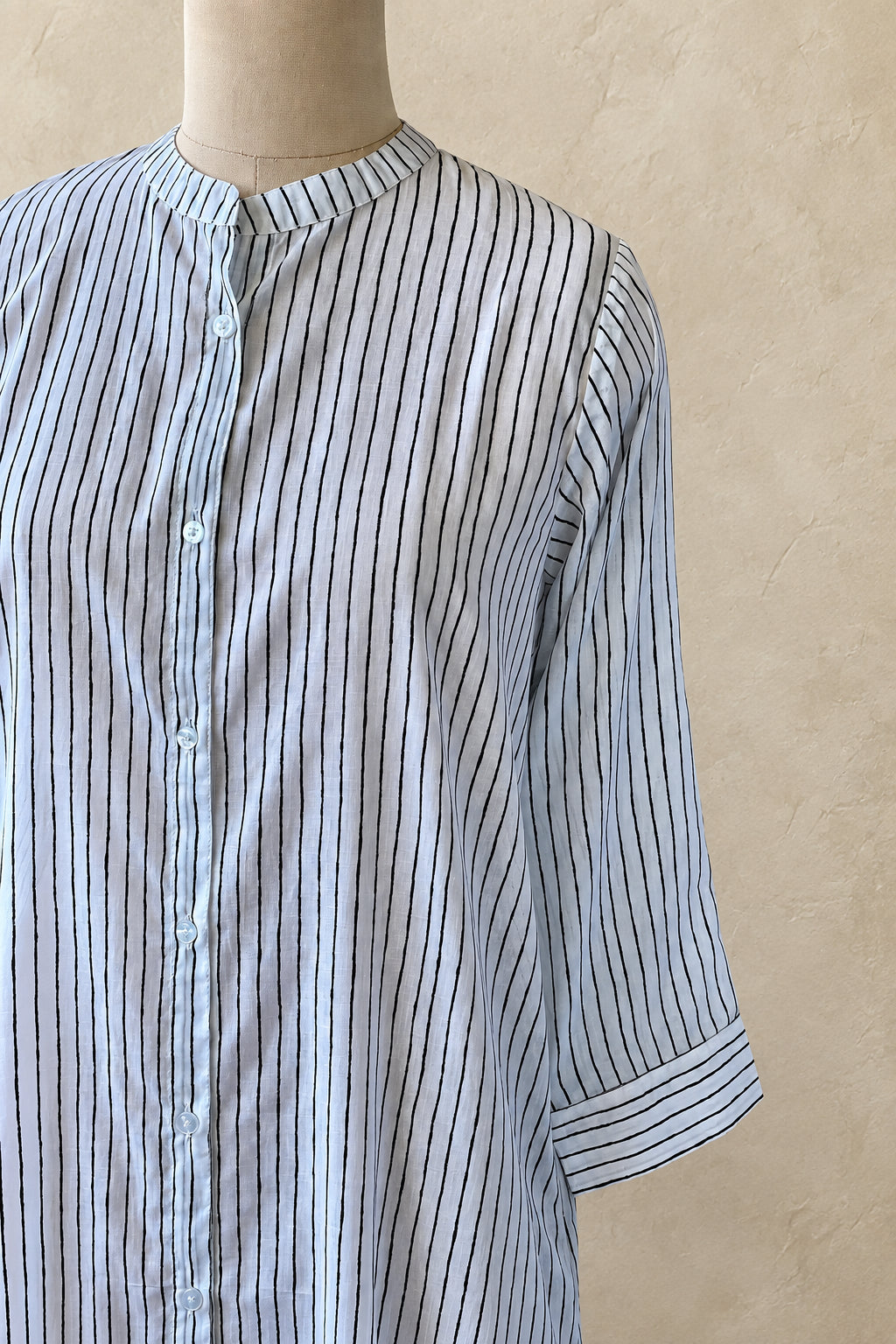 COTTON STRIPES SHIRT KURTI DNO:896