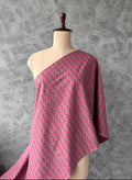 PINK COTTON FLORAL PRINTED FABRIC 