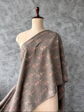 DEEP TAPUE GRAY JAIPUR COTTON FABRIC 