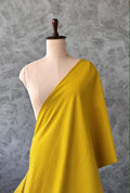YELLOW COTTON HANDLOOM SRTIPES FABRIC