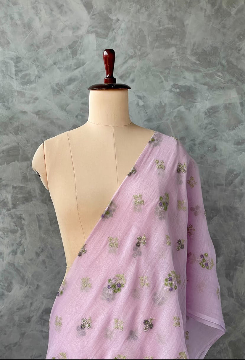 CHANDRI FLORAL EMBROIDERED FABRIC