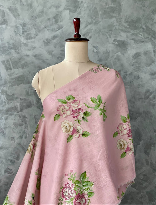 CHANDERI FLORAL PRINTED 