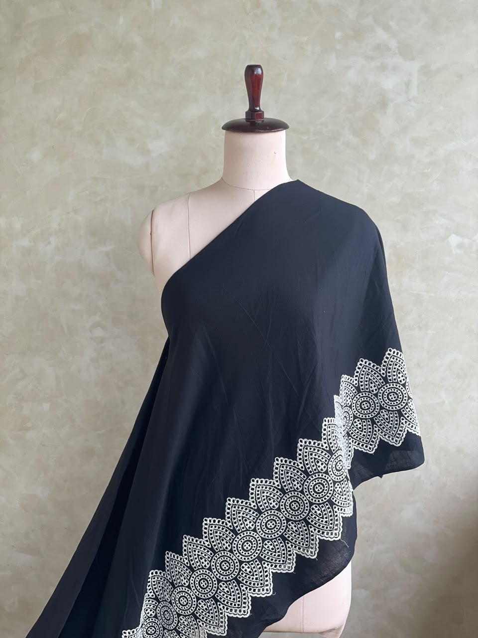 COTTON HAKOBA EMBROIDERED FABRIC 