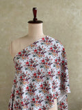 NET FABRIC FLORAL PRINT