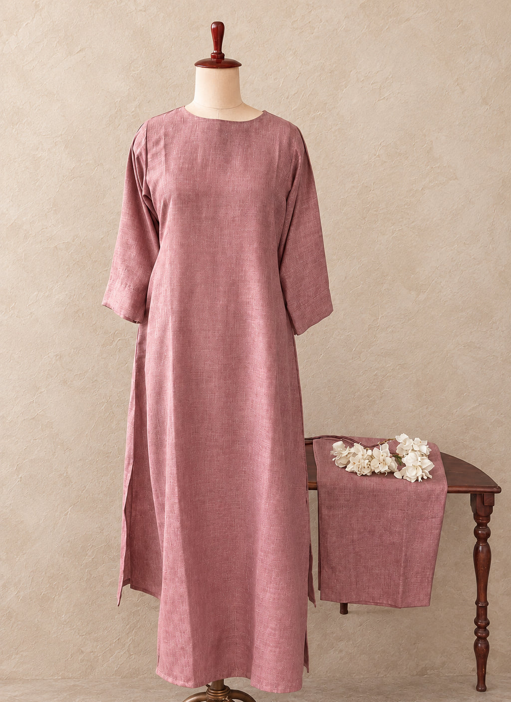 LINEN TOUCH CO-ORDSET DNO:874