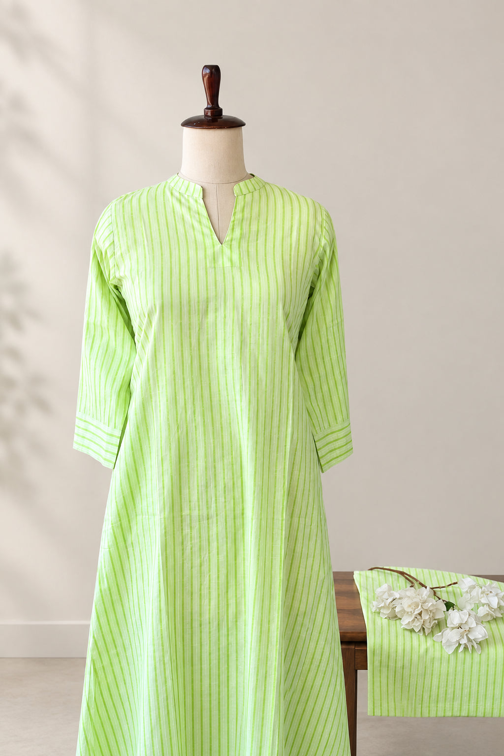 COTTON STRIPES CO-ORSET DNO:9I9