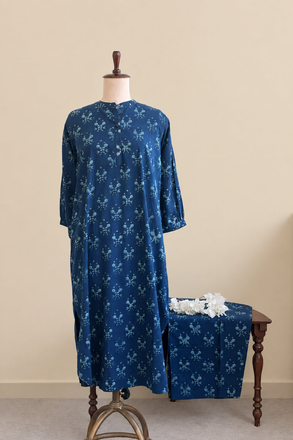 JAIPUR COTTON BAGRU DHABU PRINTED CO-ORDSET DNO: 902 A