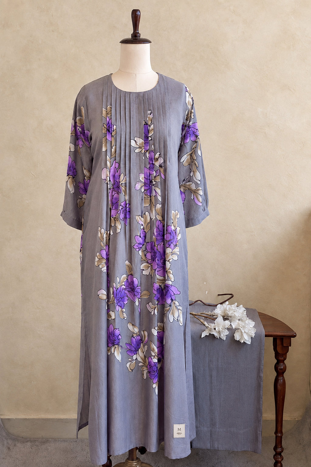 COTTON FLORAL PRINTED CO-ORDSET DNO:867