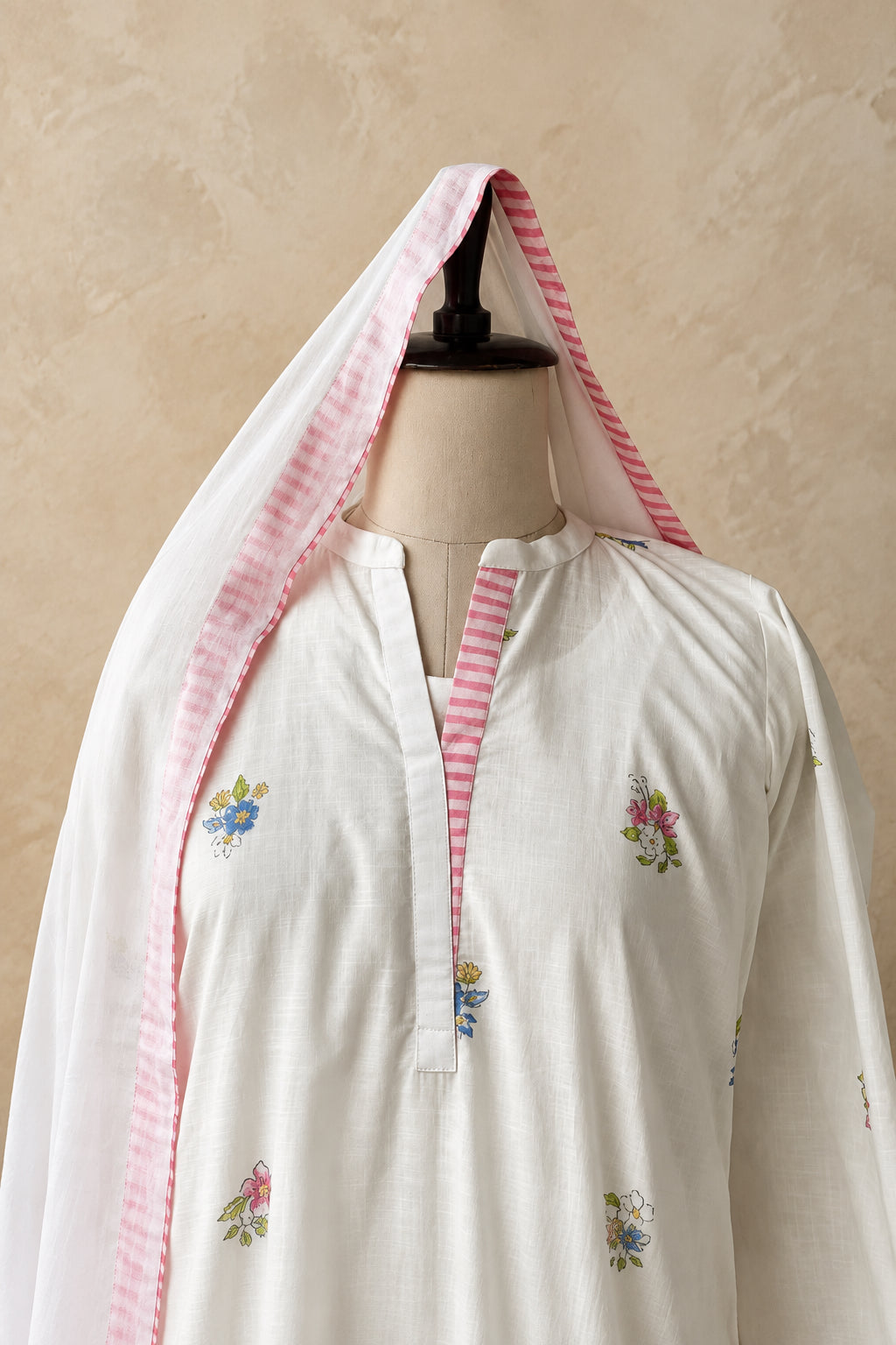 COTTON FLORAL PRINTED SALWAR SET #MRKI