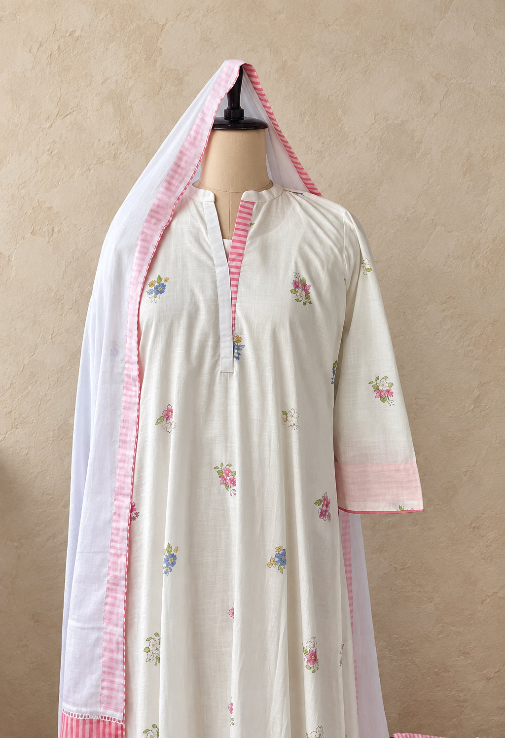 COTTON FLORAL PRINTED SALWAR SET #MRKI