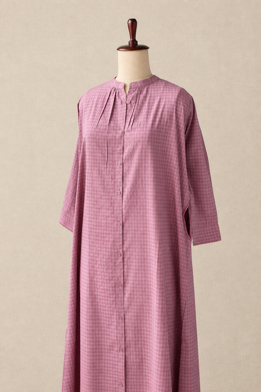 COTTON CHECK CO-ORDSET DNO:924