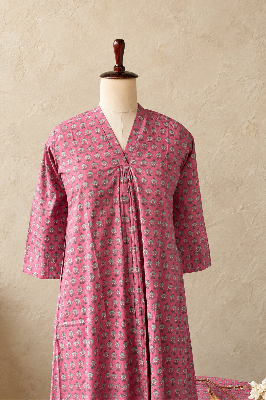 pink cotton co-ordset