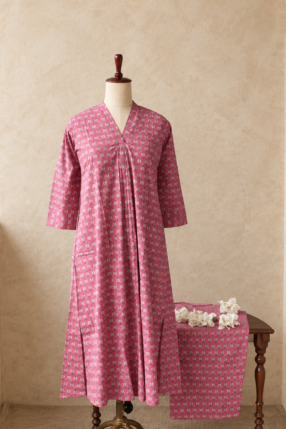 COTTON PRINTED CO-ORDSET DNO:939