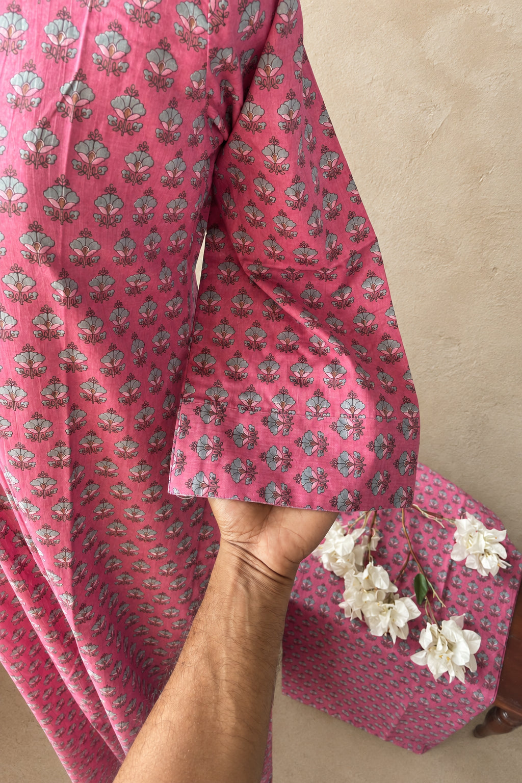 COTTON PRINTED CO-ORDSET DNO:939