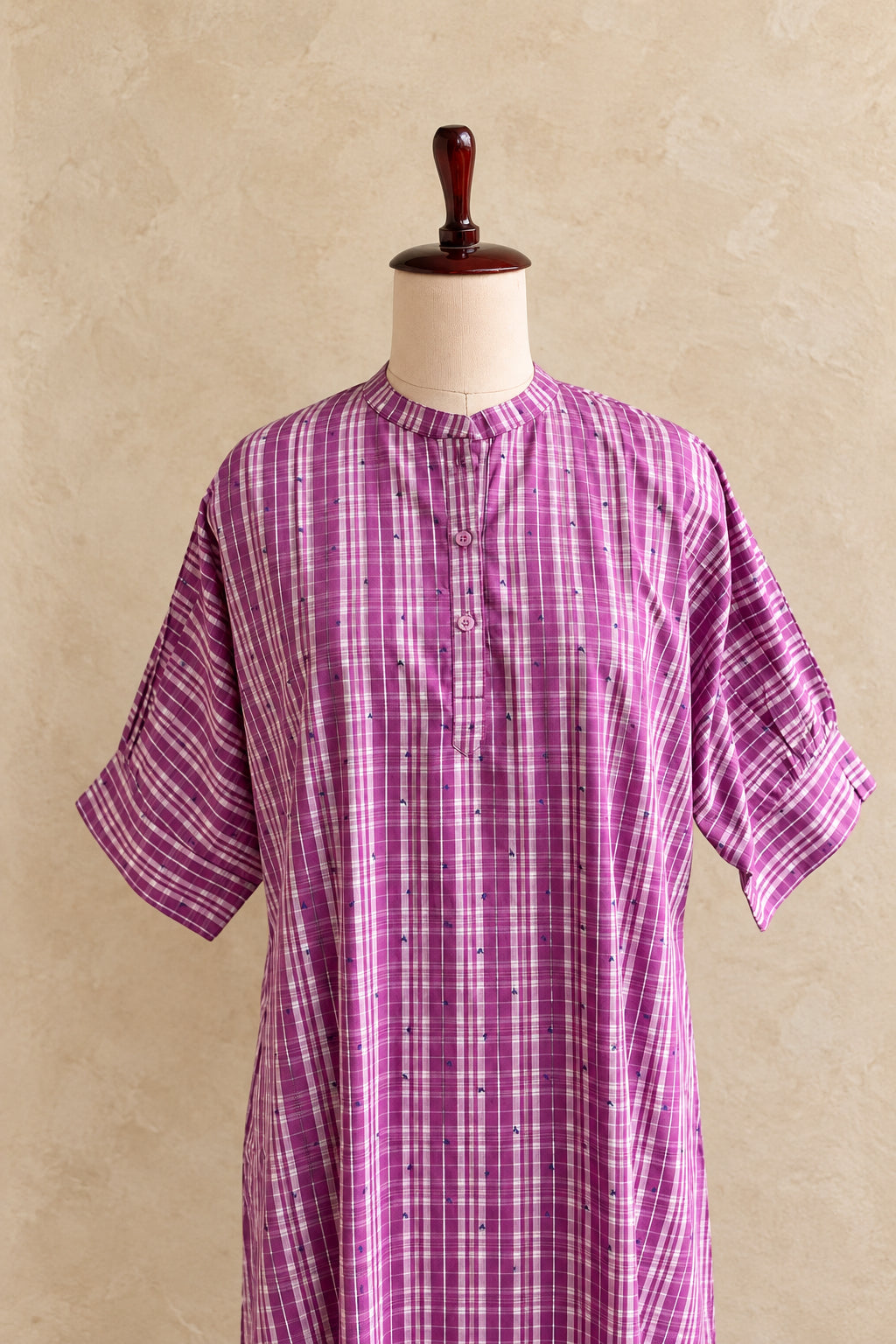 pink checks kathan co-ordset