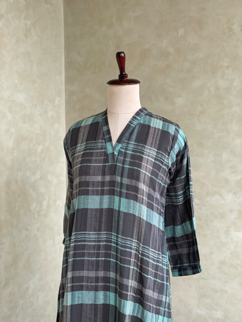 COTTON CHECKS CO-ORDSET DNO:932