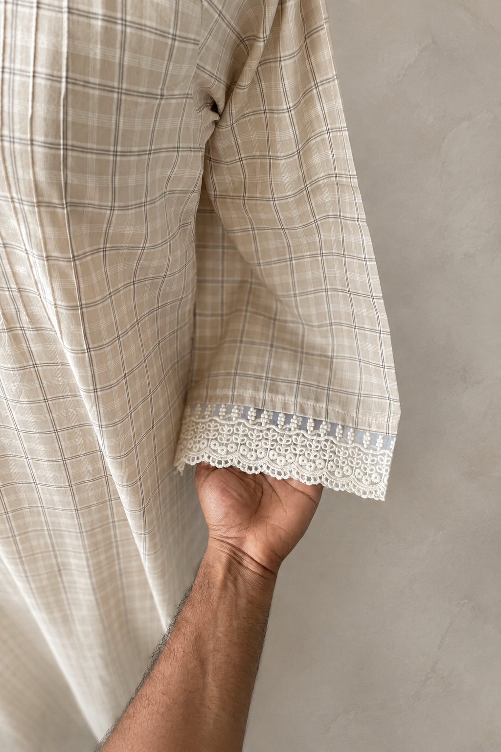 COTTON CHECKS PINTEX CO-ORDSET DNO:930