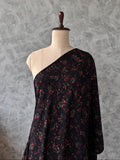 BLACK MARBLE CRUSH FABRIC M-CR004