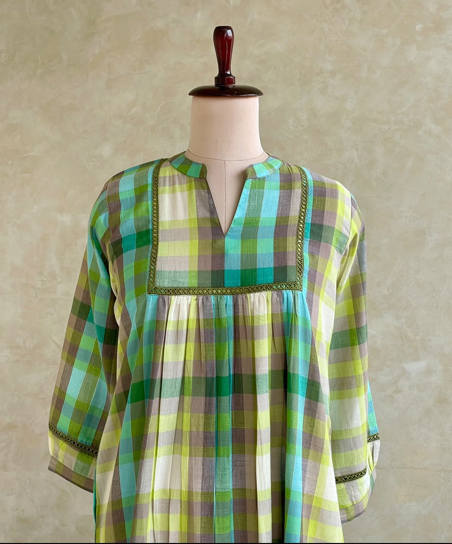 COTTON CHECKS CO-ORDSET