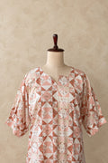 COTTON GEOMETRIC PRINTED KAFTHAN CO-ORDSET 