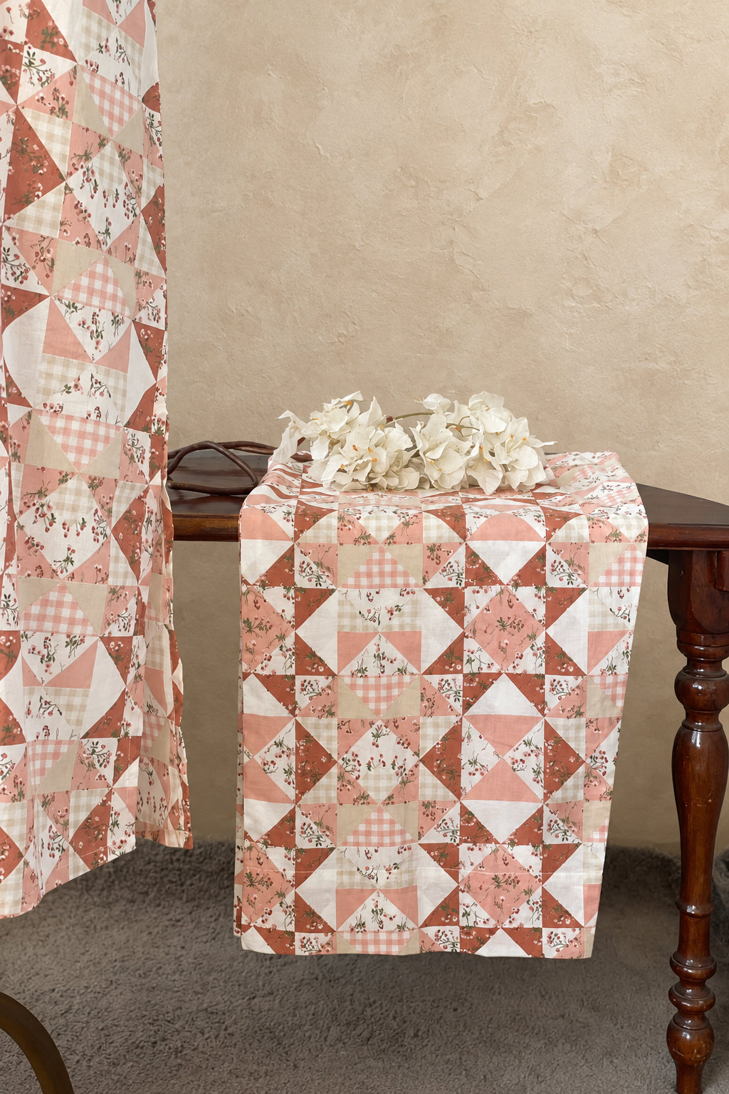 COTTON GEOMETRIC PRINTED KAFTHAN CO-ORDSET DNO:913