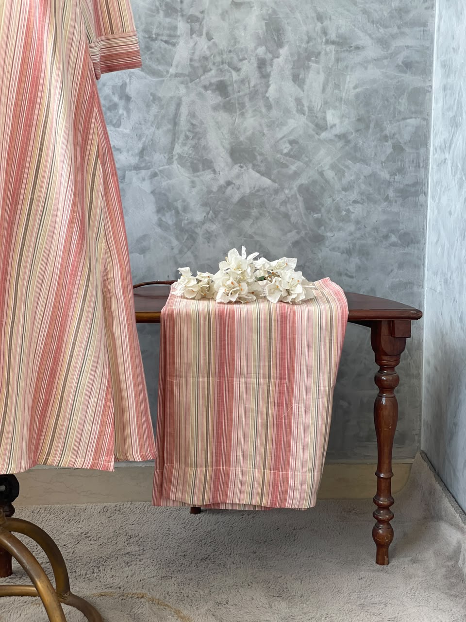 COTTON STRIPES  CO-ORDSET DNO:884