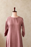 DUSTY PINK LINEN TOUCH CO-ORDSET