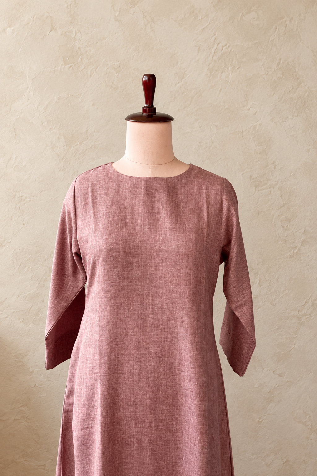 DUSTY PINK LINEN TOUCH CO-ORDSET