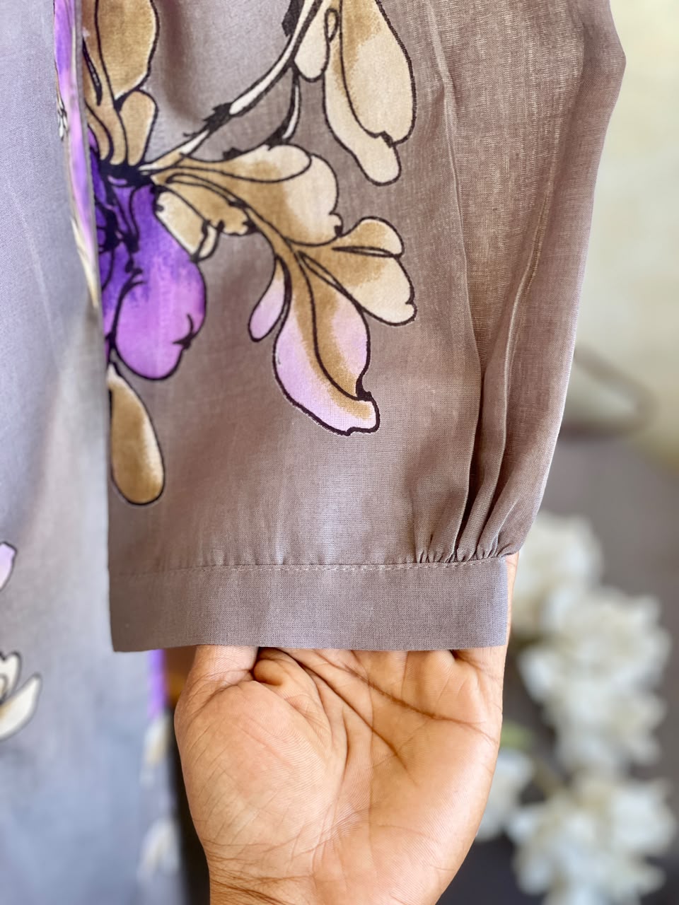 COTTON FLORAL PRINTED CO-ORDSET DNO:867