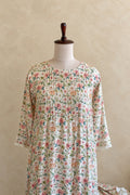MUSLIN SHIMMER FLORAL PRINTED CO-ORDSET