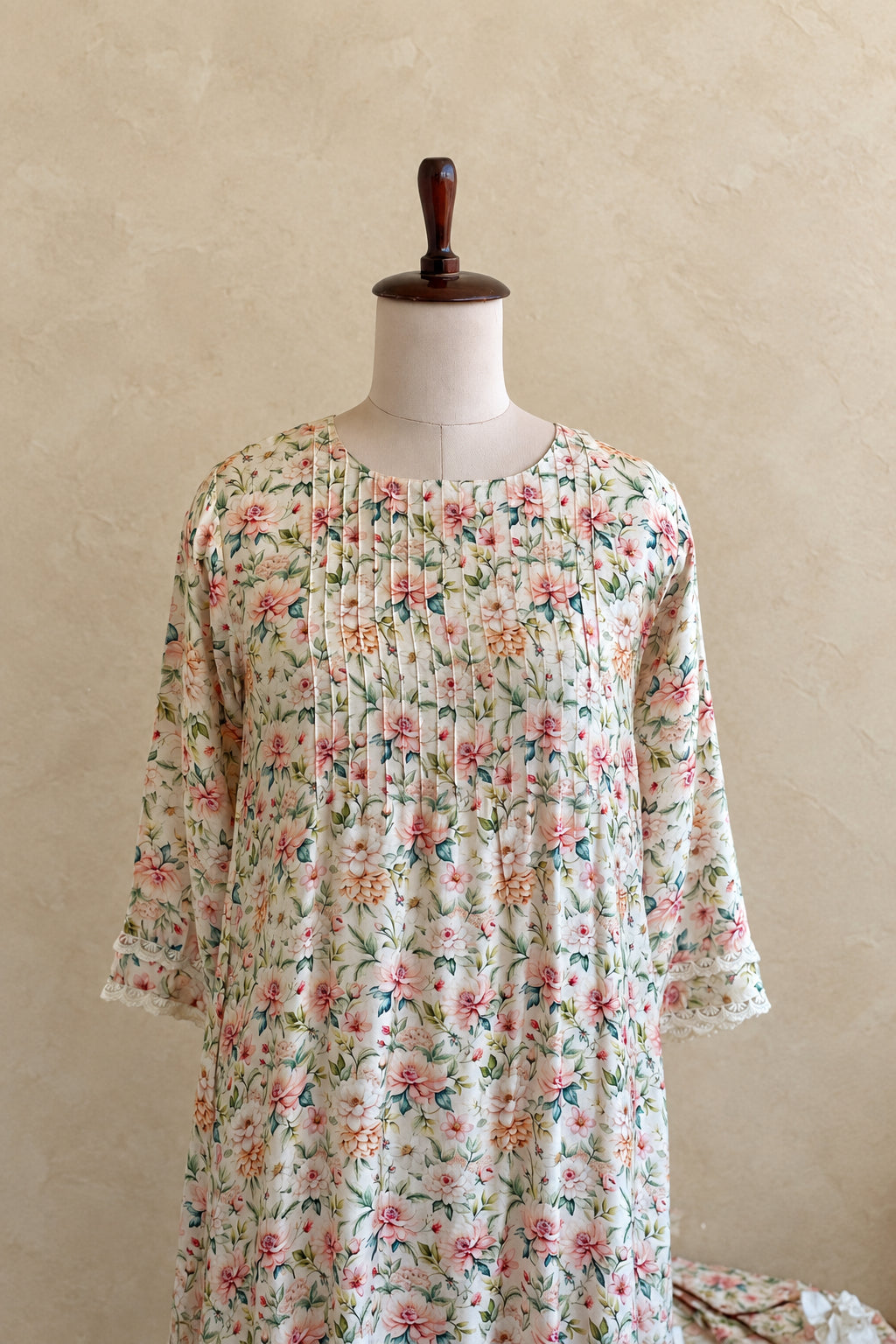 MUSLIN SHIMMER FLORAL PRINTED CO-ORDSET