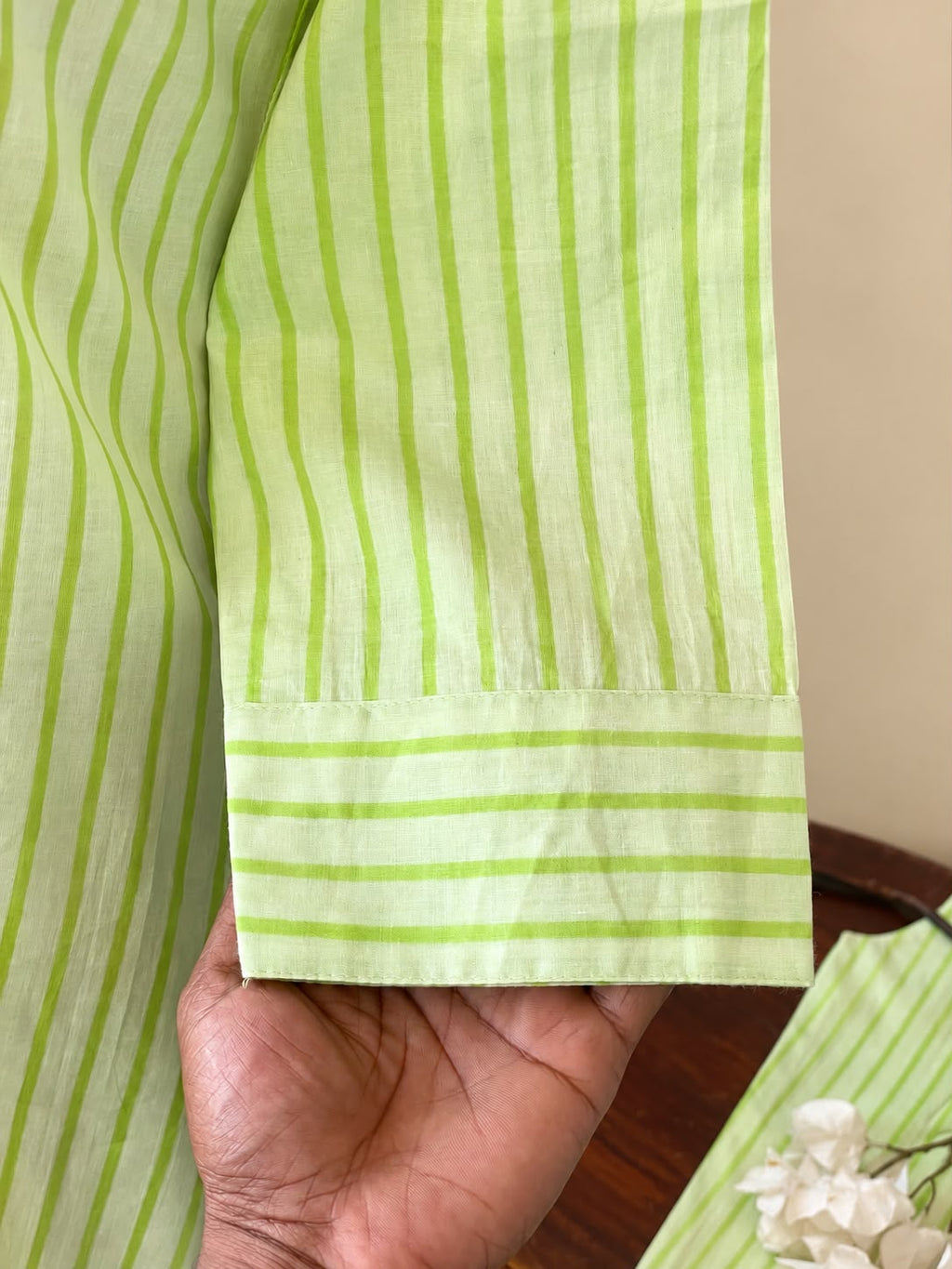 COTTON STRIPES CO-ORSET DNO:9I9