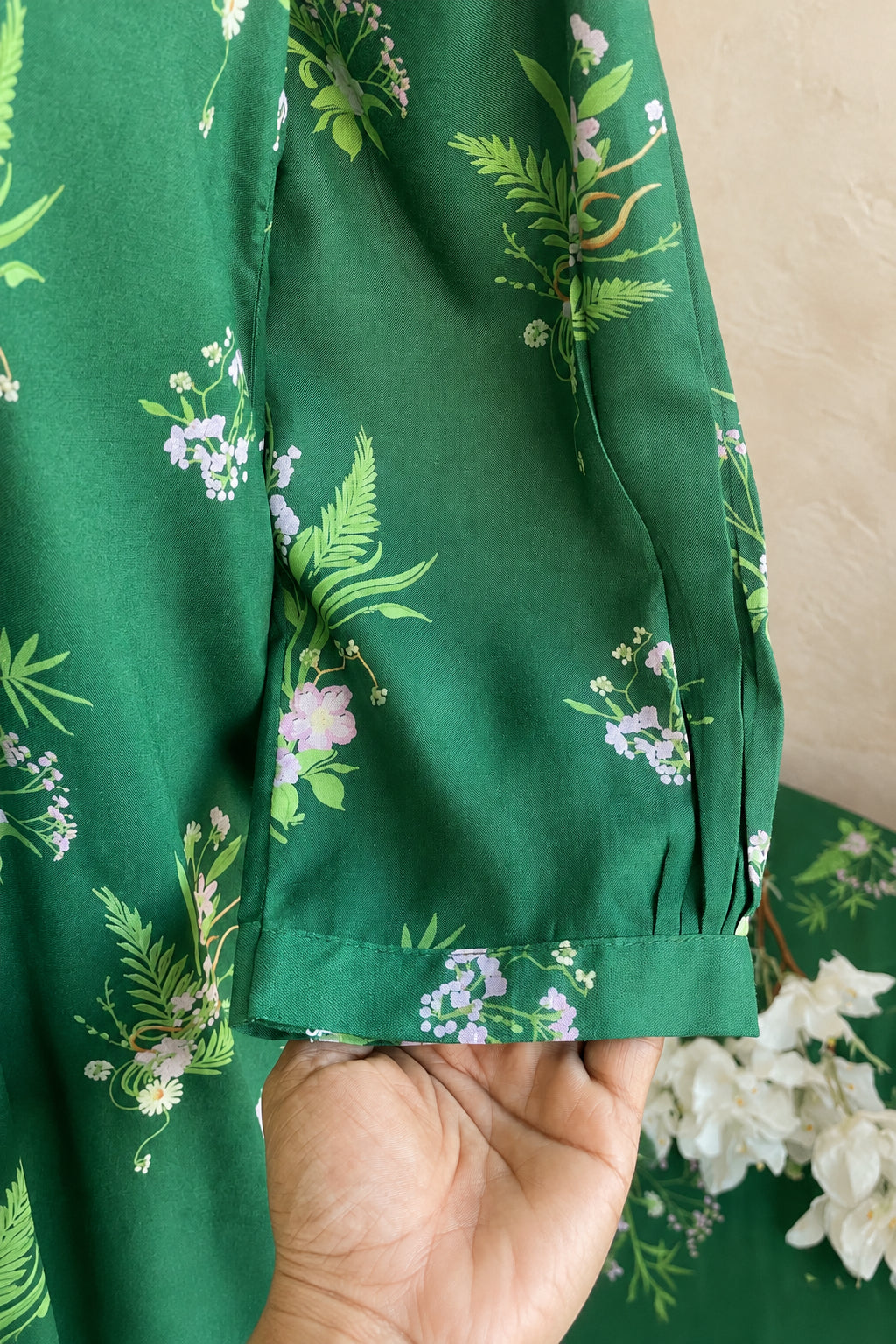 RAYON FLORAL PRINTED CO-ORDSET DNO:886